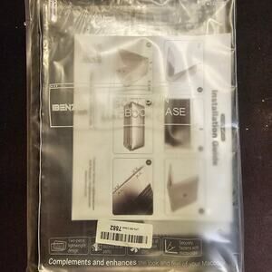 Ibenzer Soft Skin MacBook Case Foldable Rigid Plastic 2 Piece Lightweight Design